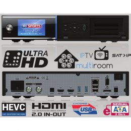 GiGaBlue UHD QUAD 4K 2xDVB-S2X MS FBC  