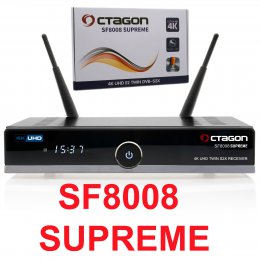 OCTAGON SF8008 SUPREME TWIN UHD 4K 2xDVB-S2