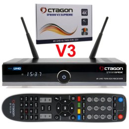 OCTAGON SF8008 V3 SUPREME TWIN UHD 4K 2xDVB-S2X MS